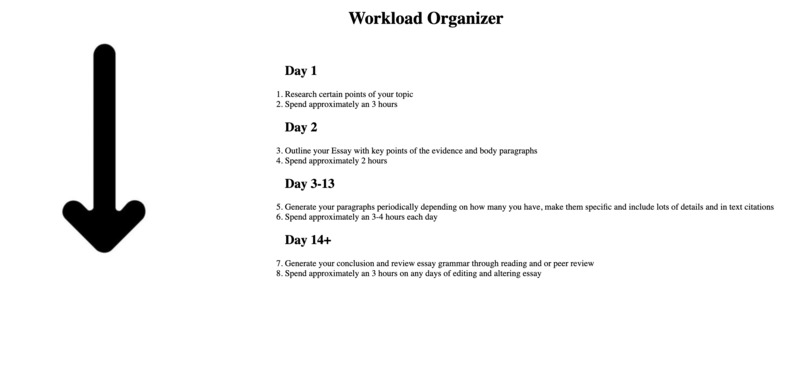 Workload Organizer – screenshot 2