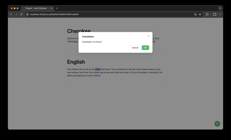 Polyglot - Learn Cherokee – screenshot 3