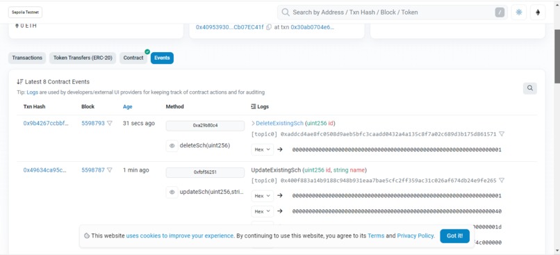 SHSTVET_SCHOOLS API – screenshot 2