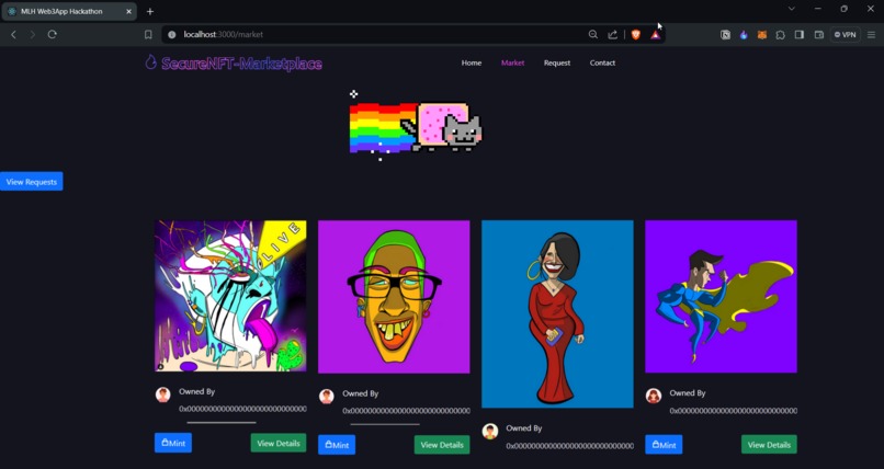 SecureNFT Marketplace – screenshot 2