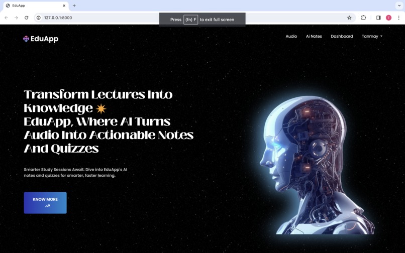 EduApp – screenshot 1