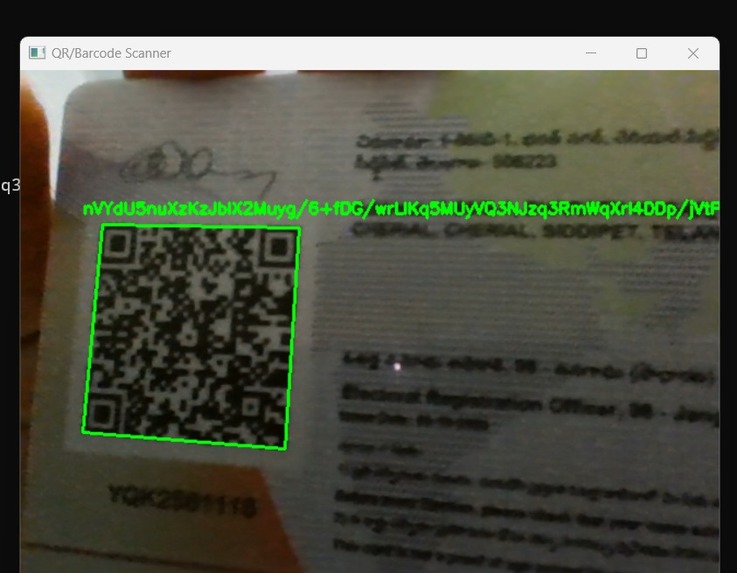 QR Code Scanner – screenshot 1