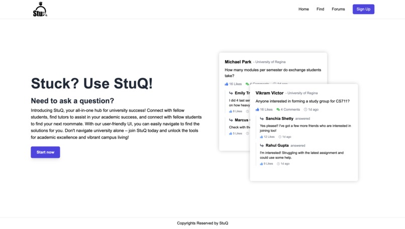 StuQ – screenshot 1