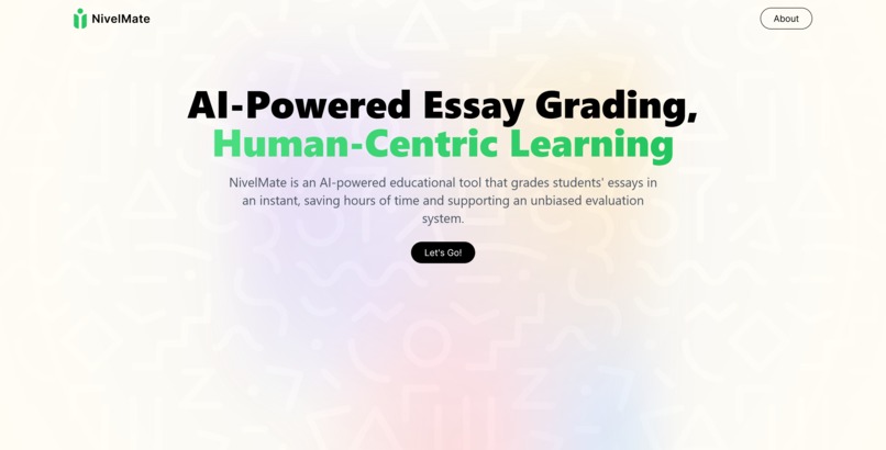 NivelMate: AI essay grader – screenshot 1