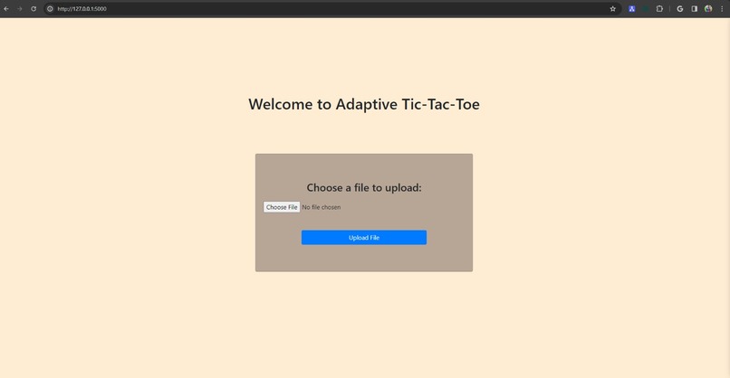 Adaptive Tic-Tac-Toe – screenshot 1
