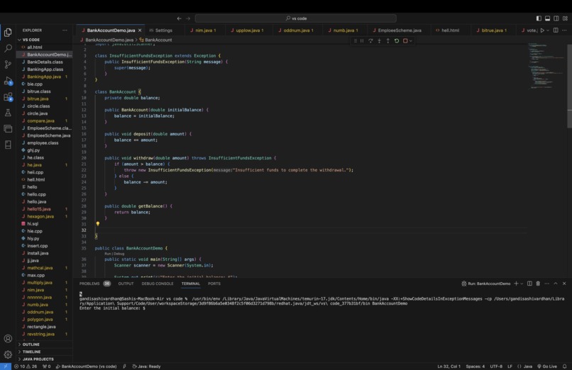Bank Managment System – screenshot 1