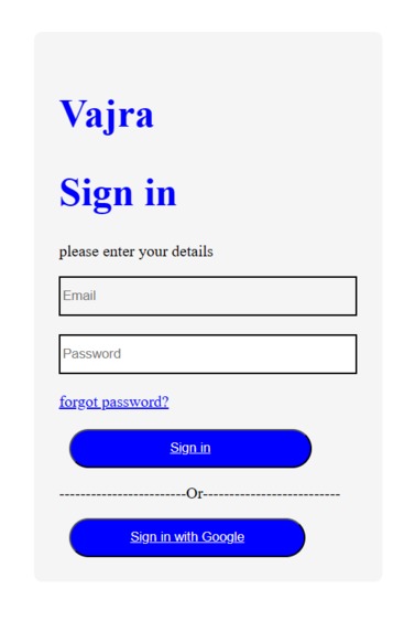 VAJRA – screenshot 1