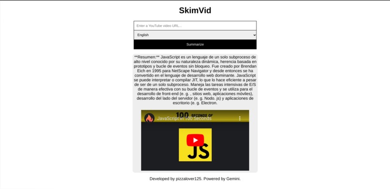 SkimVid – screenshot 1