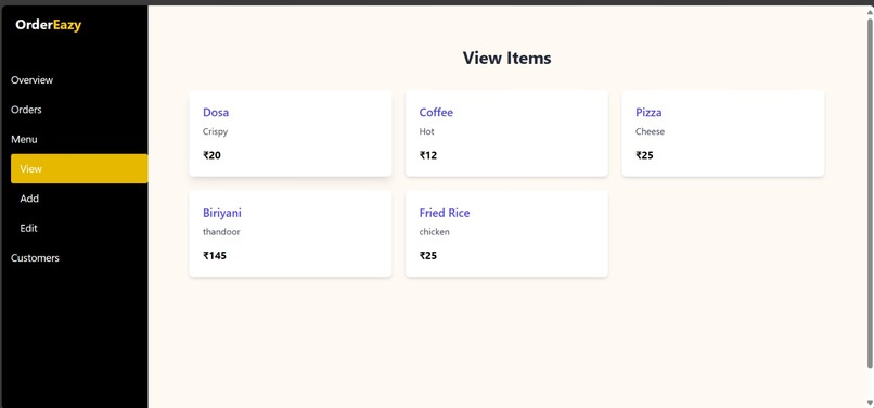 OrderEazy – screenshot 4