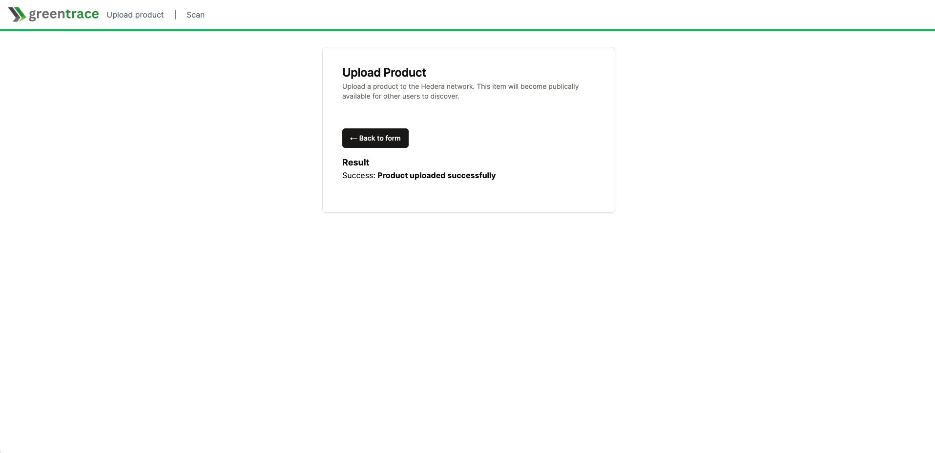 Greentrace Sustainable product tracing with Hedera Devpost