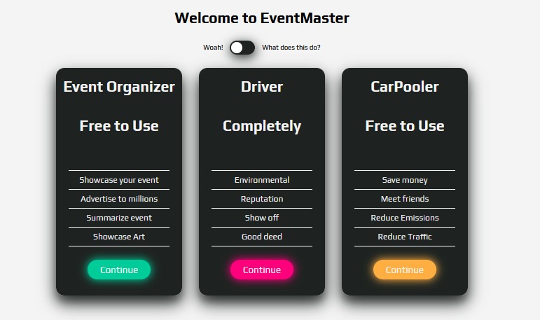 EventMaster – screenshot 1