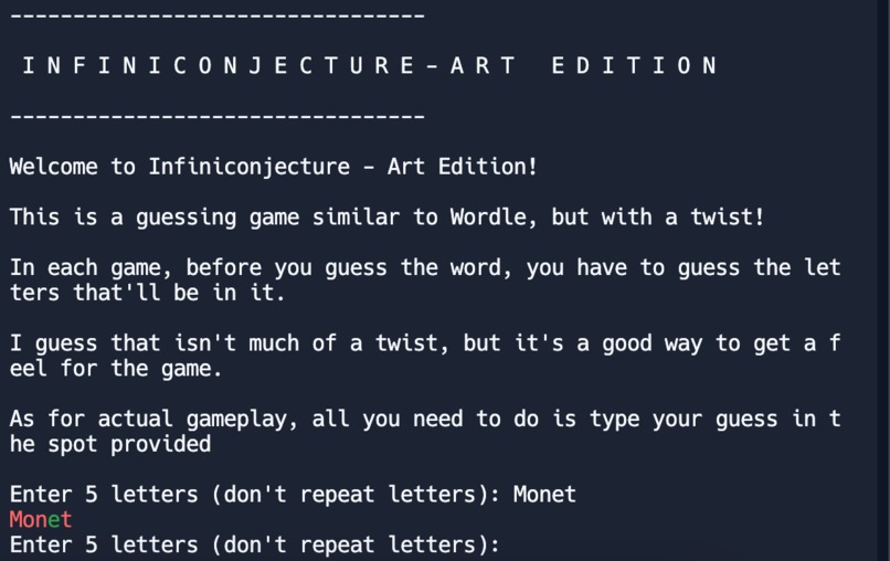 Infiniconjecture - Artist Edition – screenshot 1