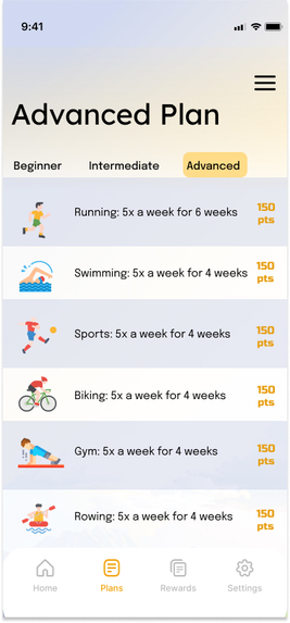 beeFit – screenshot 8