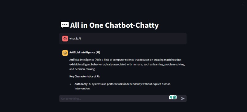 All In One CHatbot – screenshot 2