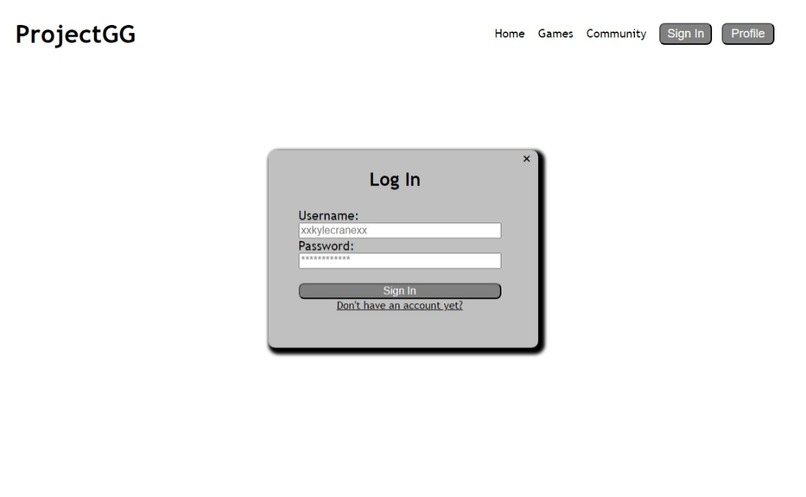 Project GG – screenshot 1