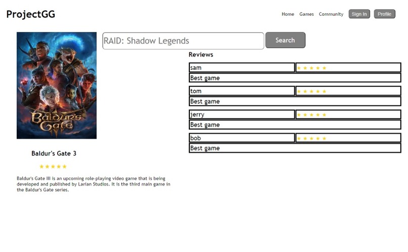 Project GG – screenshot 4