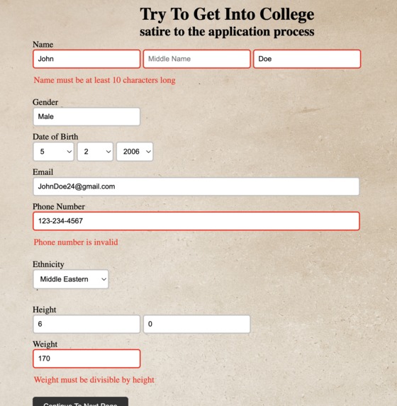 Try to Get Into College – screenshot 2
