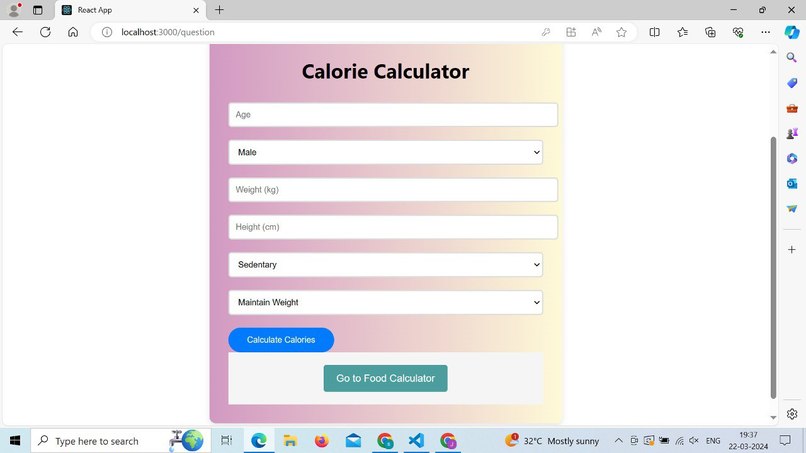 CALORIE CALCULATOR APP(NUTRACHECK) – screenshot 3