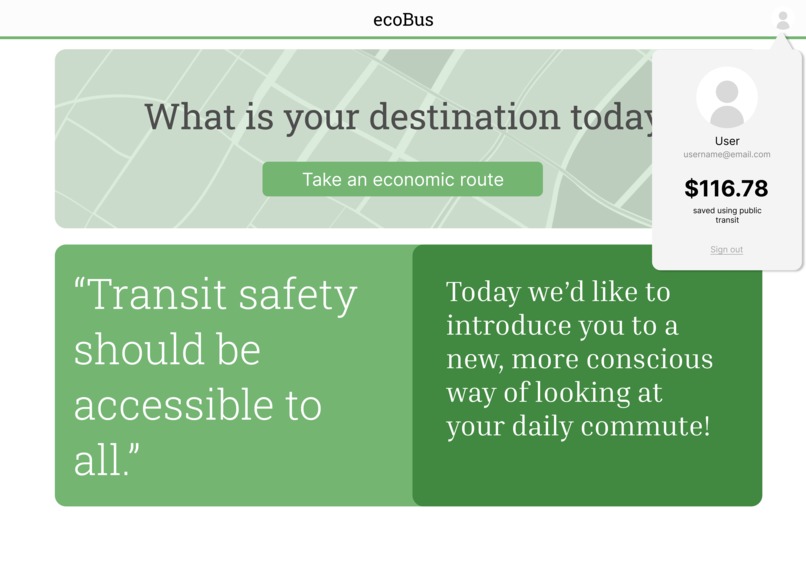 ecoBus – screenshot 2