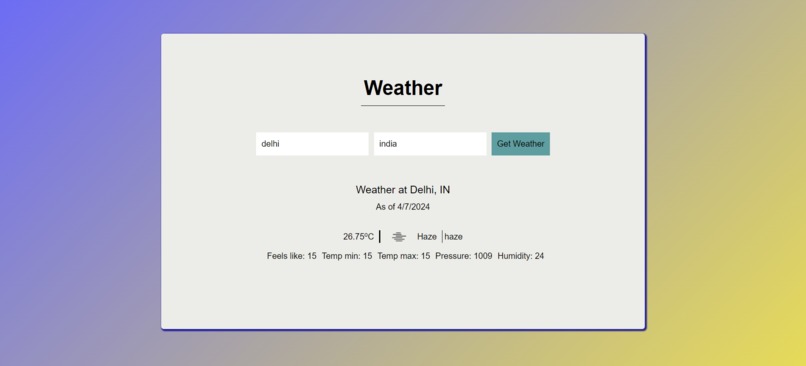 Weather – screenshot 1