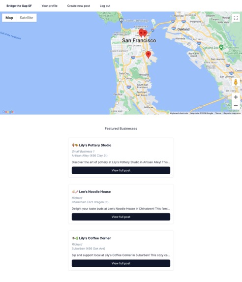 BridgeTheGapSF – screenshot 1