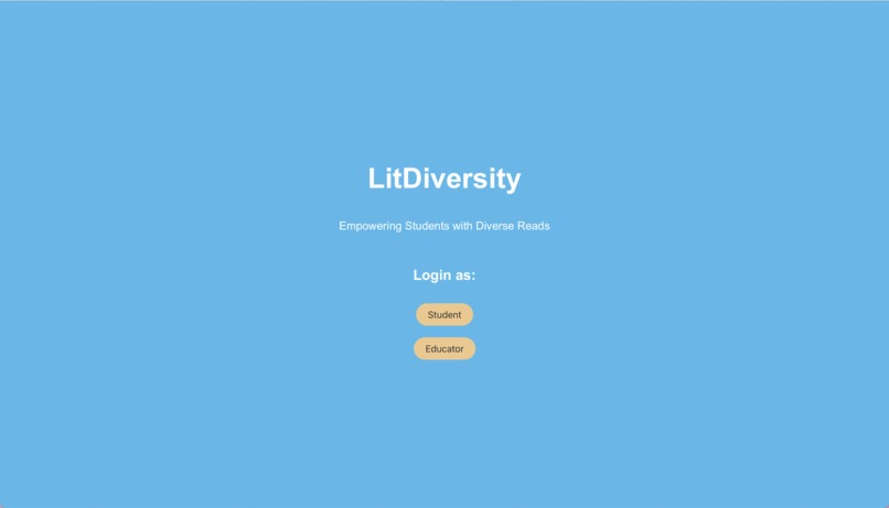 LitDiversity – Curating Inclusive Reads for K-12 Education – screenshot 1