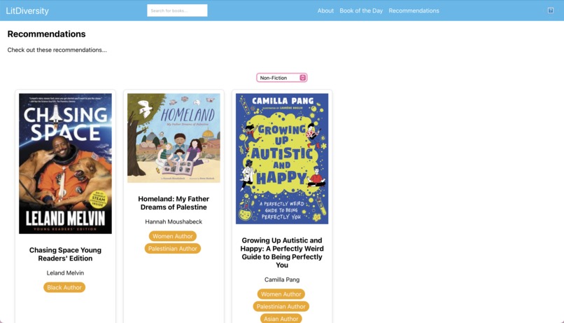 LitDiversity – Curating Inclusive Reads for K-12 Education – screenshot 6