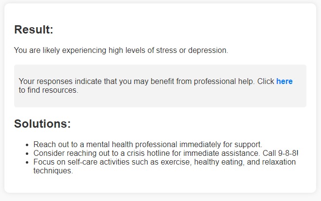 MindCheck – screenshot 2