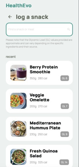 HealthEvo – screenshot 2