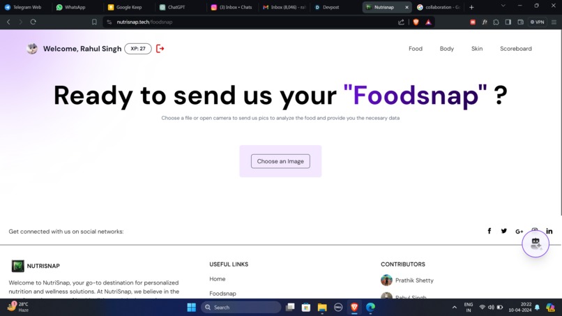Nutrisnap  – screenshot 4