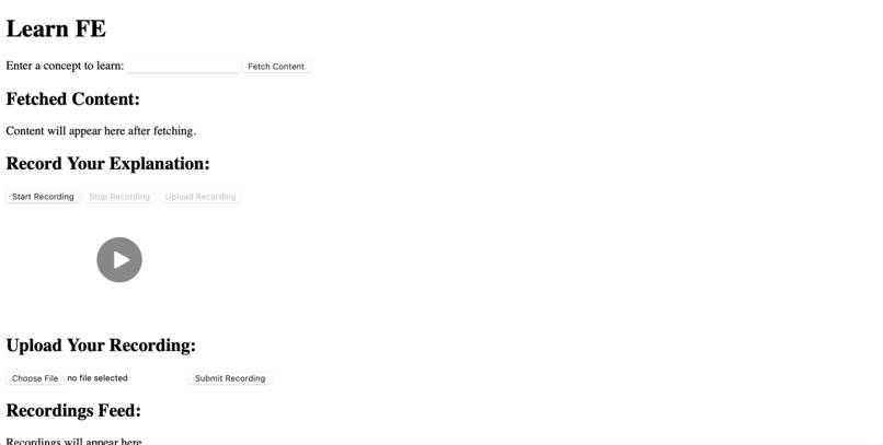 learnfe – screenshot 1
