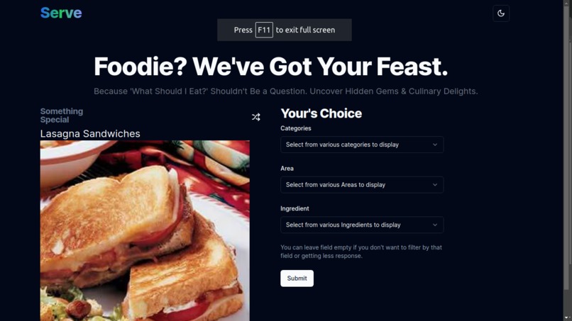 Serve – screenshot 1