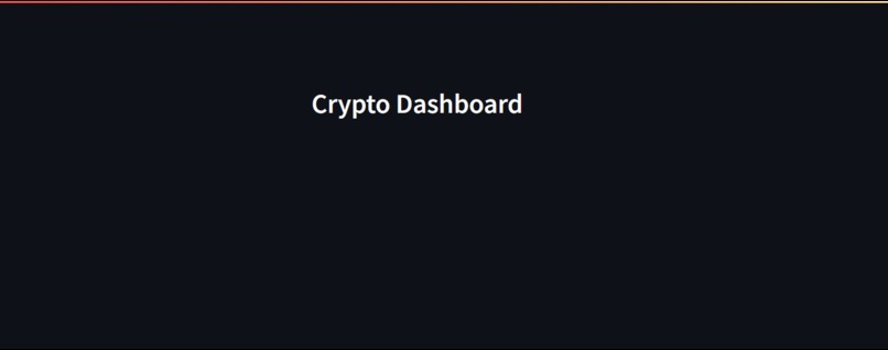 crypto_dashboard – screenshot 1