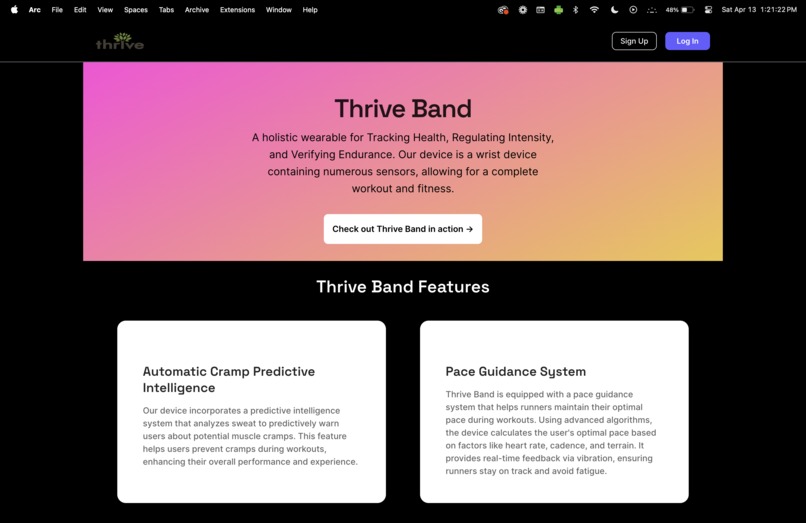 Thrive Band – screenshot 1