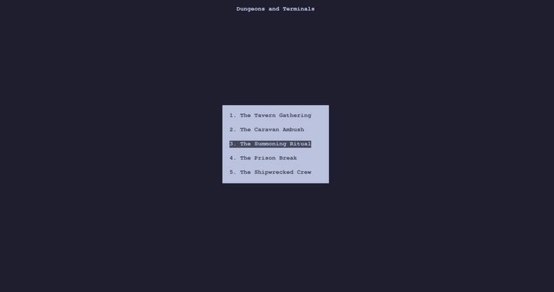Dungeons and Terminals – screenshot 1