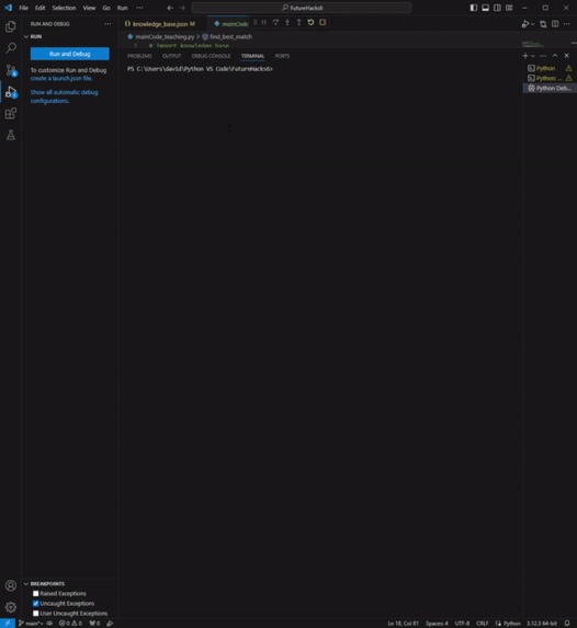 Healthy ChatBot – screenshot 3
