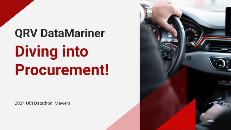 QRV DataMariner: Diving into Procurement! – screenshot 1