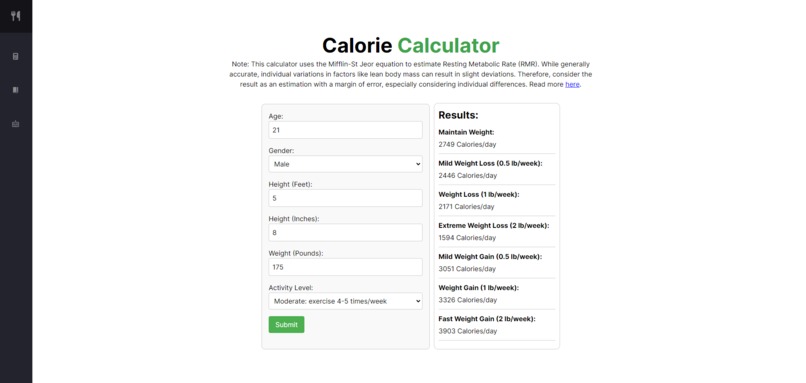 CaloriePal – screenshot 4
