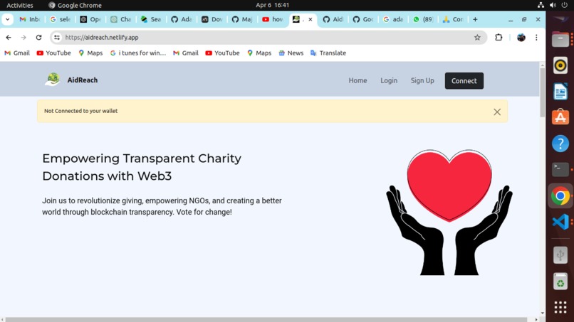 Aid Reach – screenshot 1