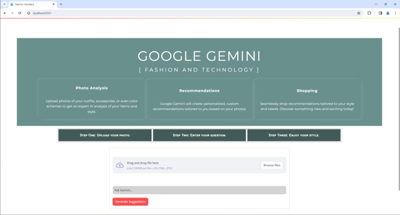 Gemini Fashion Advisor – screenshot 2