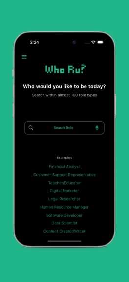 WhoRu – screenshot 1