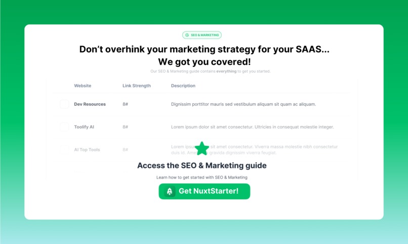 Nuxt Starter AI – screenshot 2