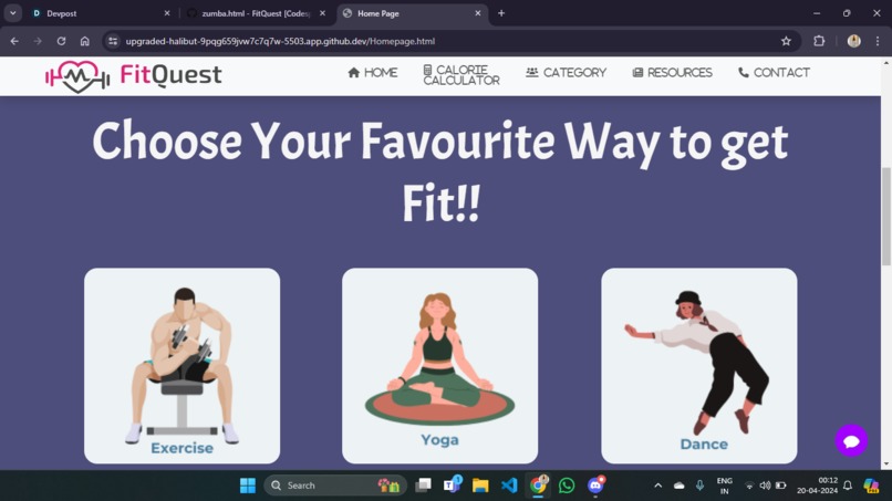 FitQuest – screenshot 2