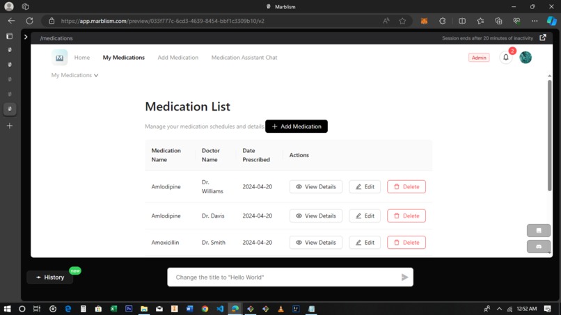 MedAlert – screenshot 1