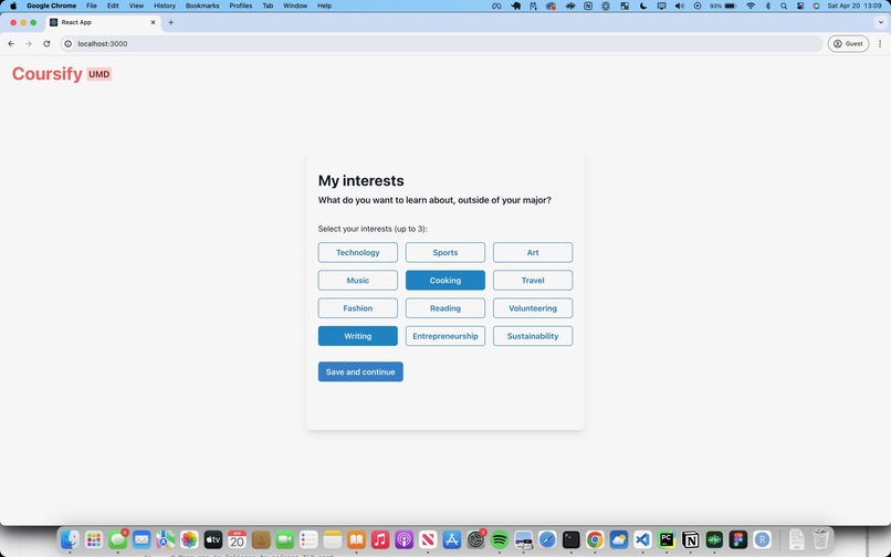 CoursifyUMD – screenshot 3