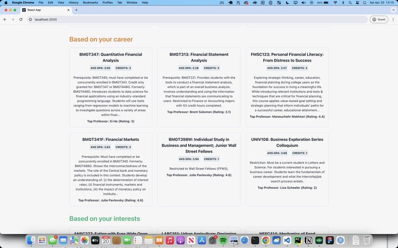 CoursifyUMD – screenshot 5
