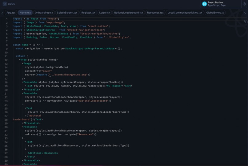 EcoTrack – screenshot 1