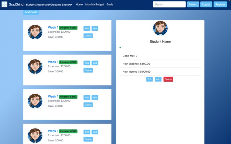 GradGrind – screenshot 5