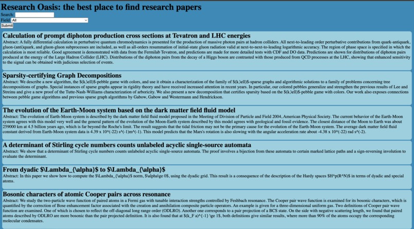 Research Oasis – screenshot 6