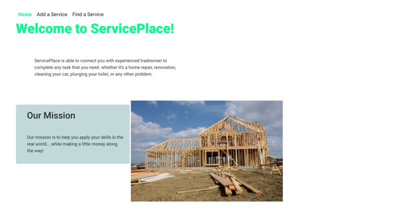 ServicePlace – screenshot 1